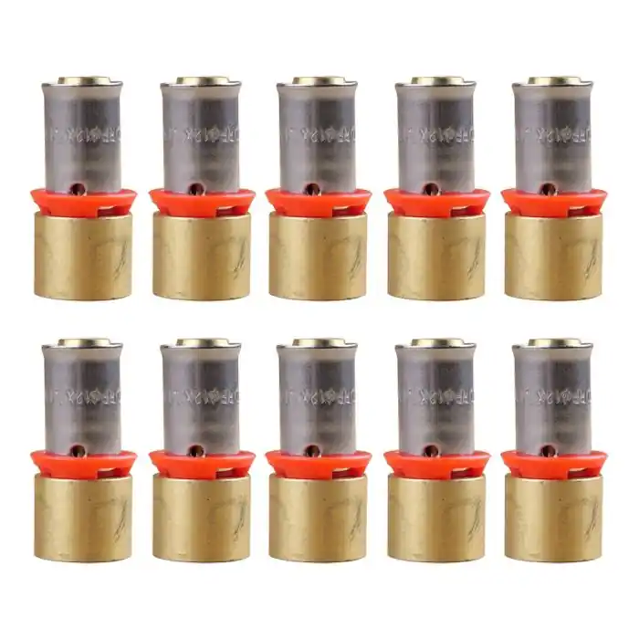 Lot de 10 Adaptateurs PER à sertir Ø12x1,1 - Cuivre à souder Femelle Ø14 - IBP Bänninger Commande En Gros