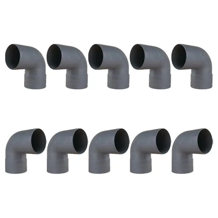 10 raccords PVC 87°30 Mâle/Femelle Ø100 – First Plast Meilleur Prix