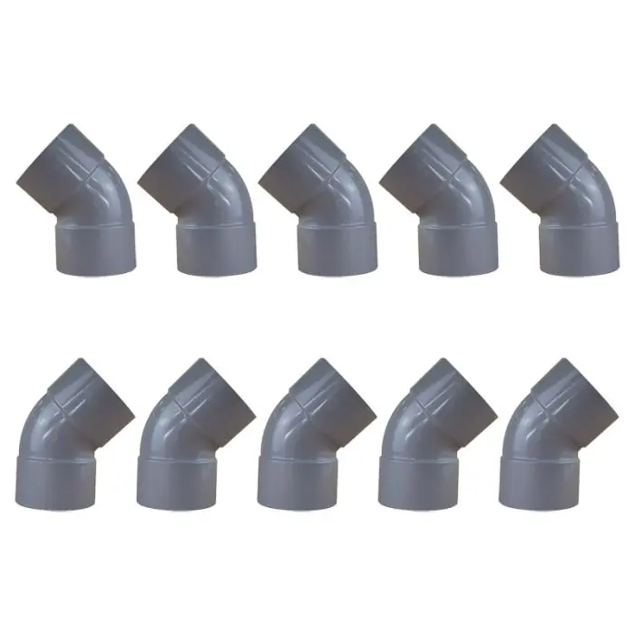 Seulement Aujourd'hui 10 coudes PVC 45° Femelle/Femelle Ø100 - First Plast