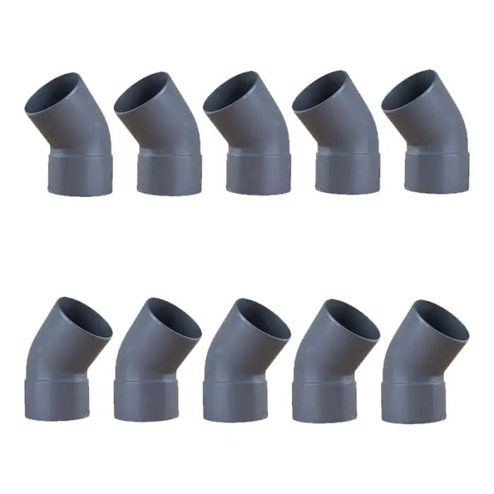 Offre Du Jour 10 coudes PVC 45° Mâle/Femelle Ø100 - First Plast