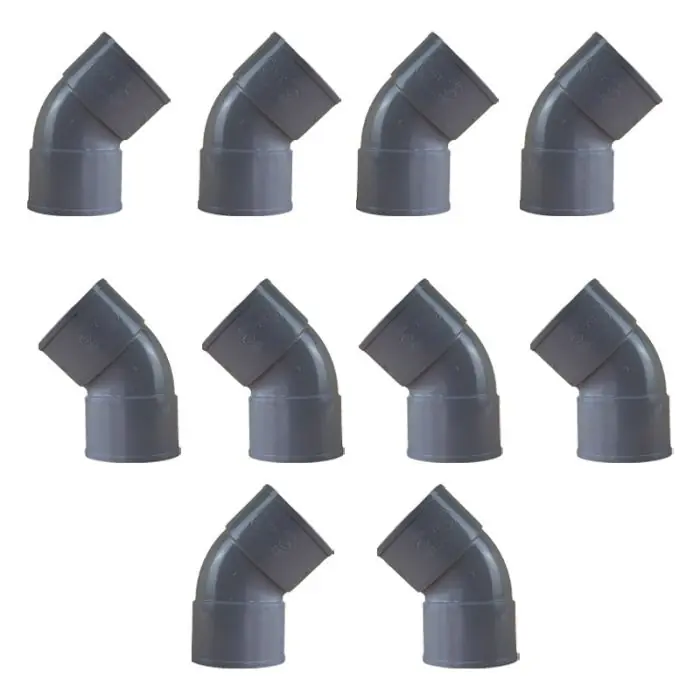 Affaire À Saisir 10 coudes PVC 45° Femelle/Femelle Ø50 - First Plast