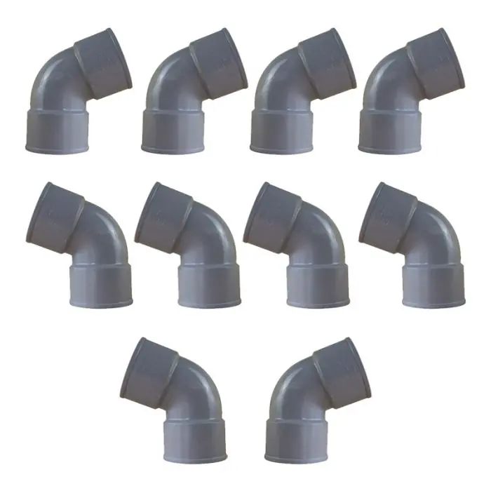 10 coudes PVC 67°30 Femelle/Femelle Ø50 – First Plast Prix Bas