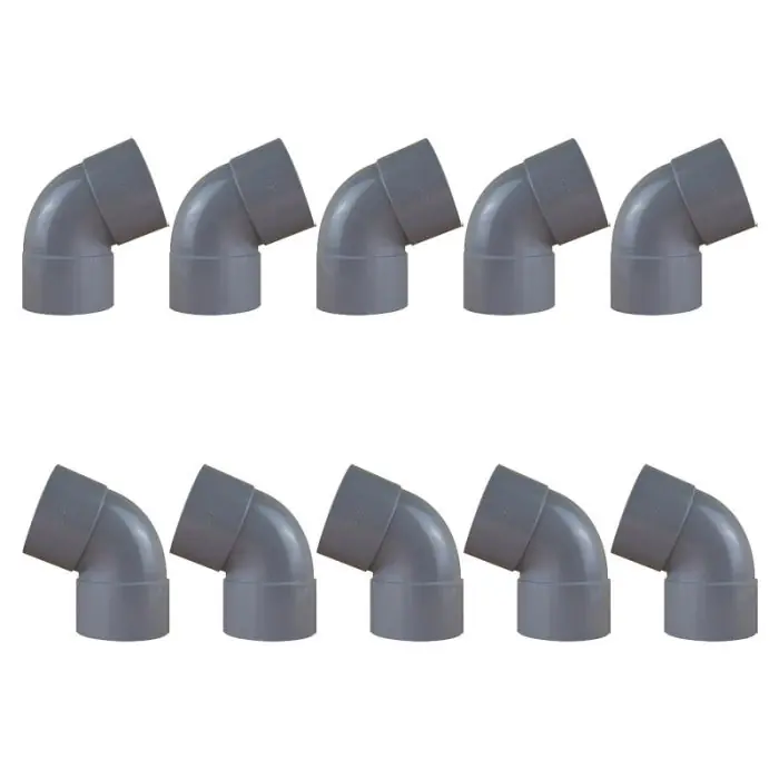 Dernière Chance 10 coudes PVC 67°30 Femelle/Femelle Ø100 - First Plast