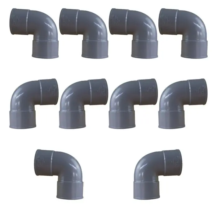 10 raccords PVC 87°30 Femelle/Femelle Ø50 – First Plast Jusqu&rsquo;à Épuisement Des Stocks