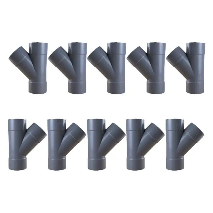 10 culottes PVC 45° Femelle Femelle Ø100 – First Plast Offre Du Jour