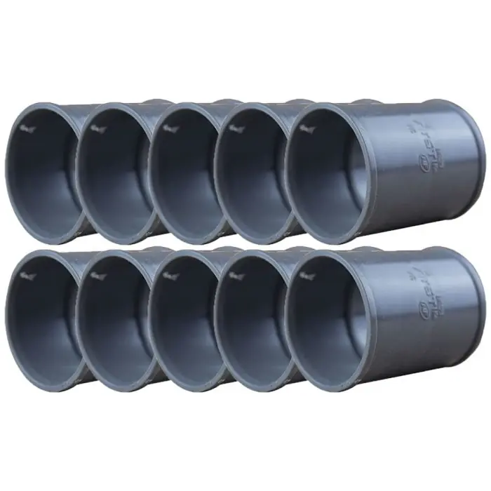 10 manchons d‘évacuation Ø40 mm avec butée – First Plast Retour Gratuit
