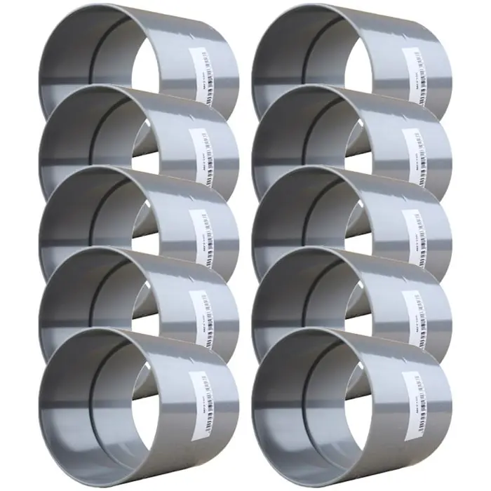 10 manchons d‘évacuation Ø100 mm avec butée – First Plast Must-Have