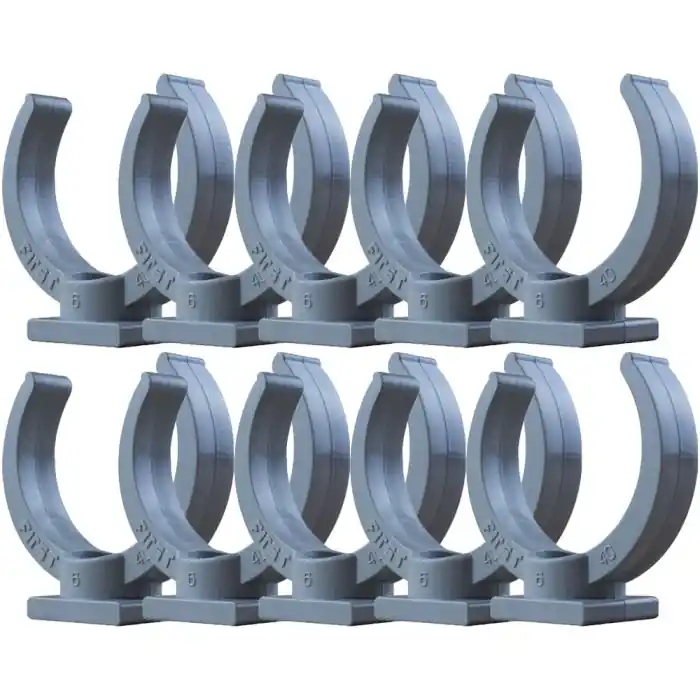 10 colliers lyre pour tube PVC Ø40 – First Plast Soldes