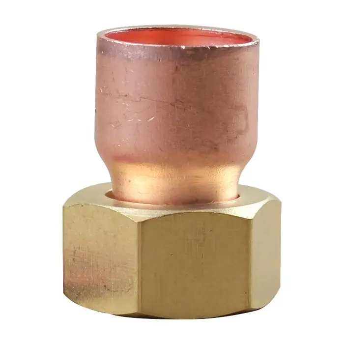 Douille droite écrou prisonnier 359 GCL Femelle 3/8"(12/17) - Tube Cuivre Ø14 Expédié Aujourd'hui
