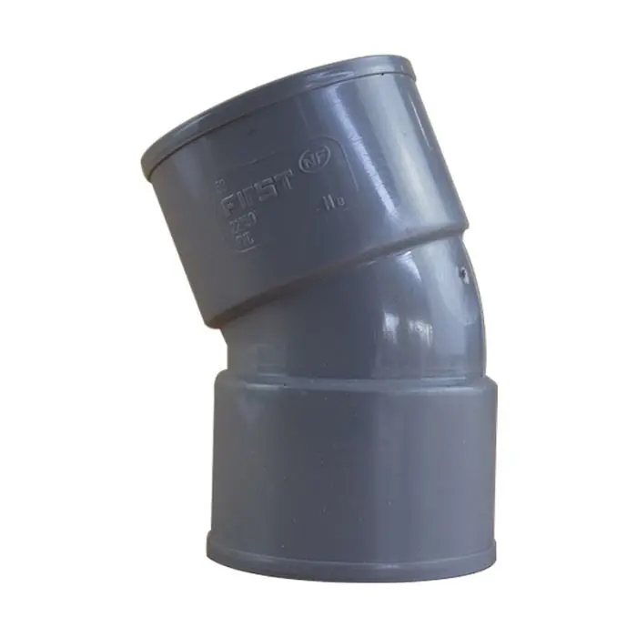 Coude PVC 22°30 Femelle Femelle Ø50 - First Plast Affaire À Saisir