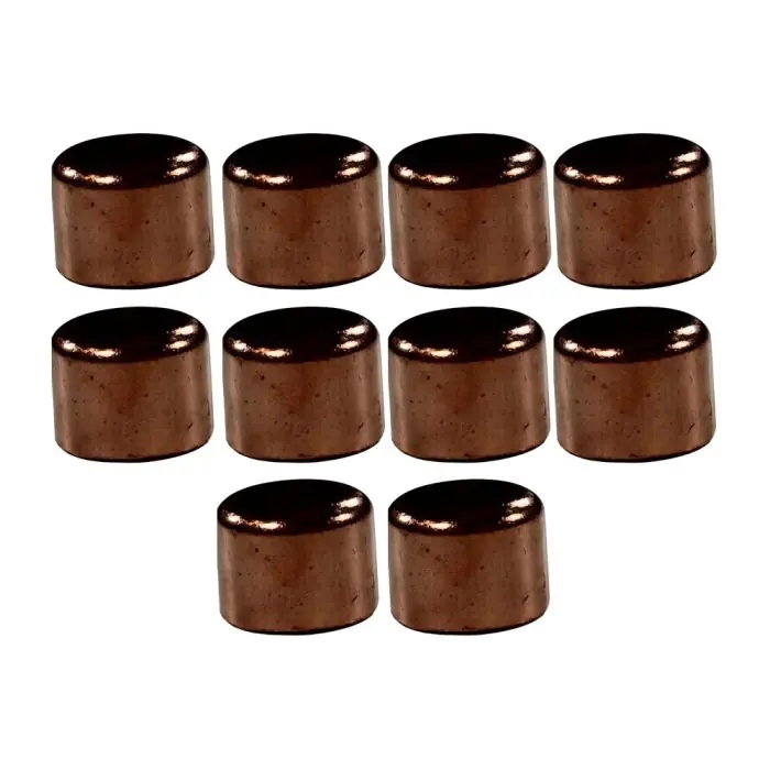 Dernière Chance Lot de 10 bouchons cuivre Femelle à souder Ø28