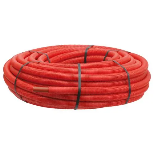Meilleure Vente 100 m tube PER pré-gainé rouge Ø16 - Somatherm