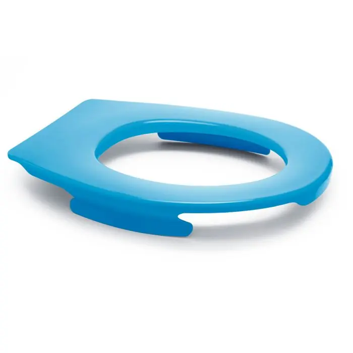 Lunette WC clipsable Classique PAPADO Bleu Azur - Fabrication Française Usine Directe