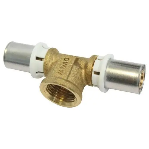 Raccord Multicouche à sertir Té femelle Ø26 - F3/4" (20/27) - Ø26 Produit De Marque