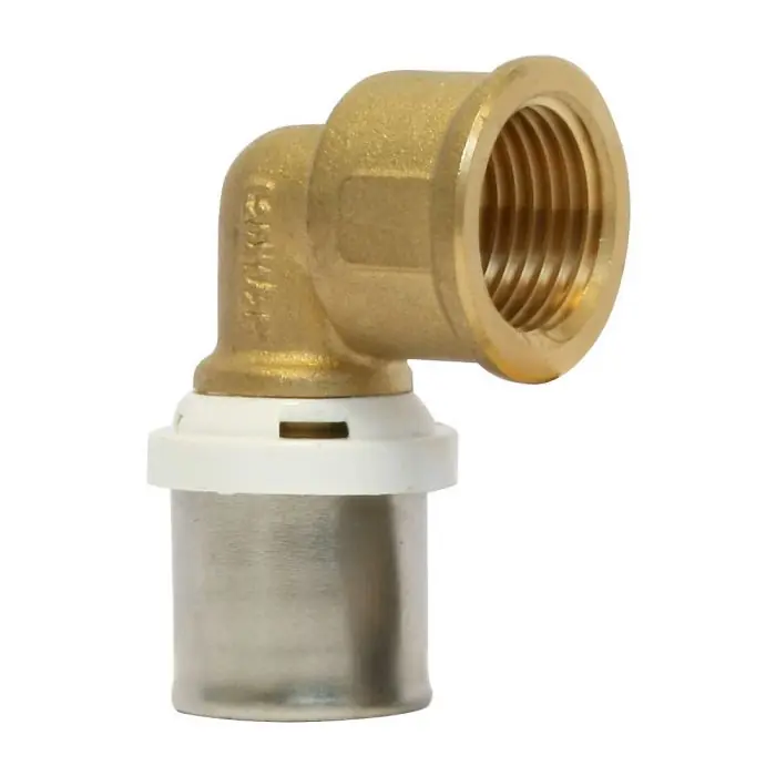 Raccord Multicouche à sertir Coude Femelle fixe Ø20x2,0 - 1/2" (15/21) Achetez Aujourd'hui