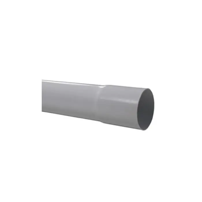 Tube de descente gouttière 16 - Ø50 gris 2 mètres - First Plast Seulement Aujourd'hui