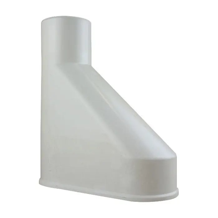 Authentique Jambonneau PVC gouttière 25 Ø80 – blanc – First Plast