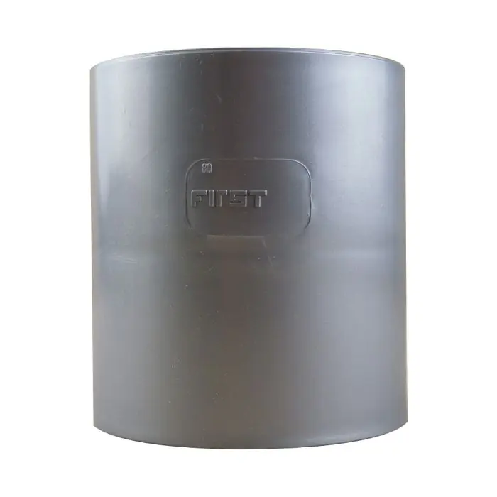 Manchon PVC pour tube de descente Ø80 – aspect zinc – First Plast Achetez Aujourd&rsquo;hui
