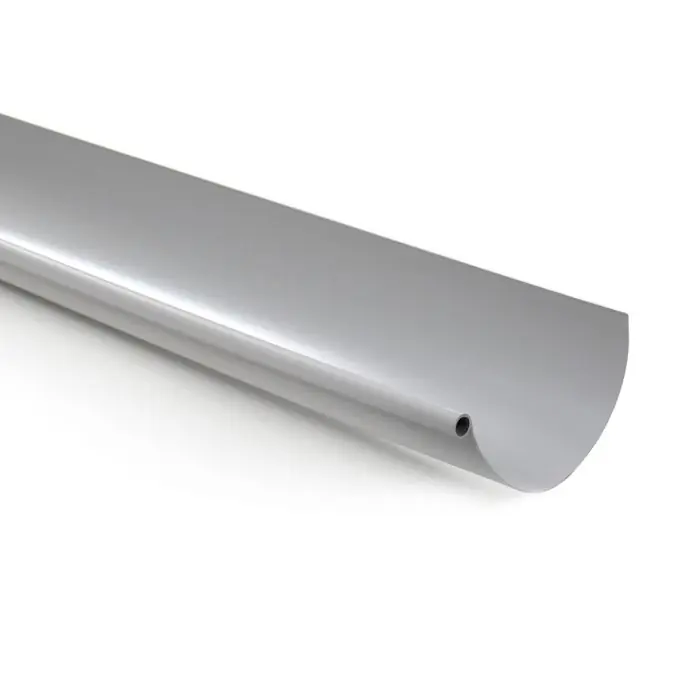 Profilé gouttière PVC 16 demi-ronde en 2 m – gris – First Plast Meilleure Vente