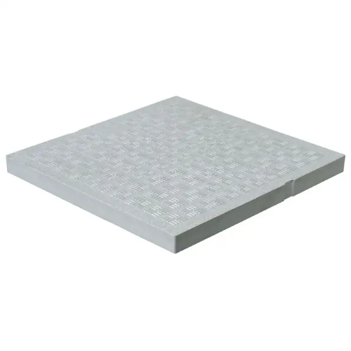 Tampon de sol léger PVC anti-choc 187 x 187 mm – 11,00 KN – Gris – Fisrt Plast Offre Du Jour