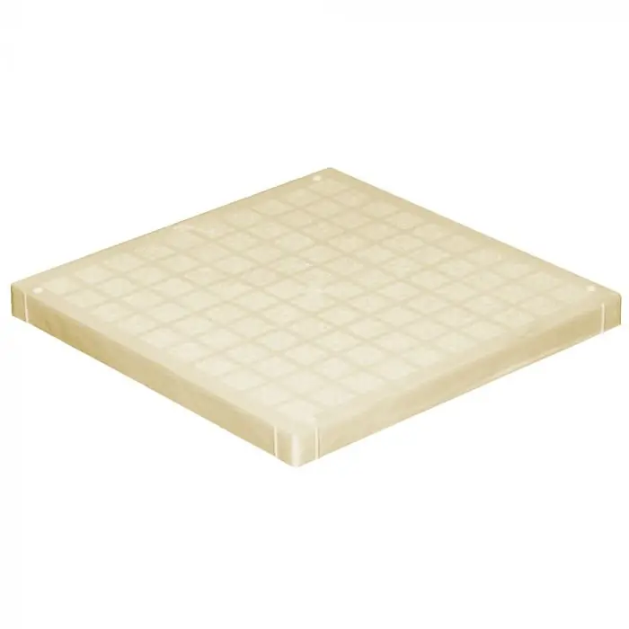 Affaire À Saisir Couvercle 383x383mm pour tuyau descente eau pluviale – SABLE – FIRST-PLAST