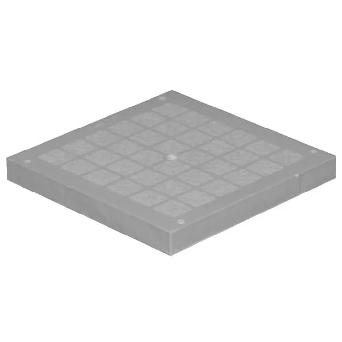 Prix Réduit Couvercle 187x187mm pour tuyau descente eau pluviale – GRIS – FIRST-PLAST