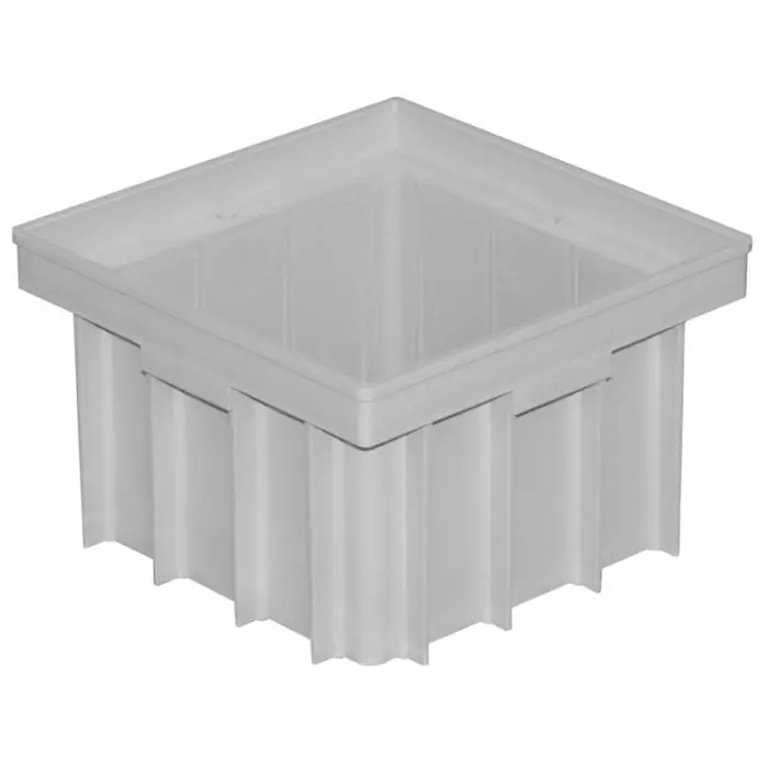Réhausse polypropylène pour regard 200 x 200 mm - Hauteur 124 mm - First Plast Marque