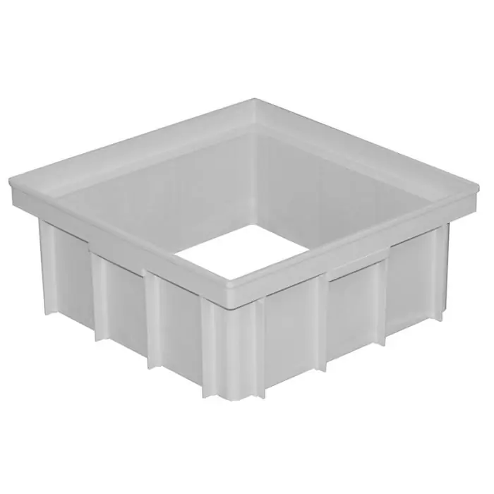 Vente Flash Réhausse polypropylène pour regard 300 x 300 mm – Hauteur 122 mm – First Plast