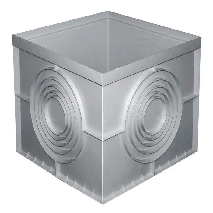 Regard polypropylène 550 x 550 mm – Sorties Ø125-160-200-250-315mm – First Plast Livraison Express
