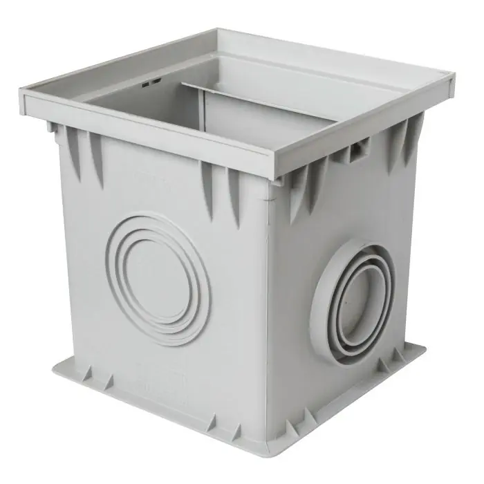 Regard polypropylène 300 x 300 mm - Sorties Ø80-100-125 - First Plast Jusqu'à Épuisement Des Stocks