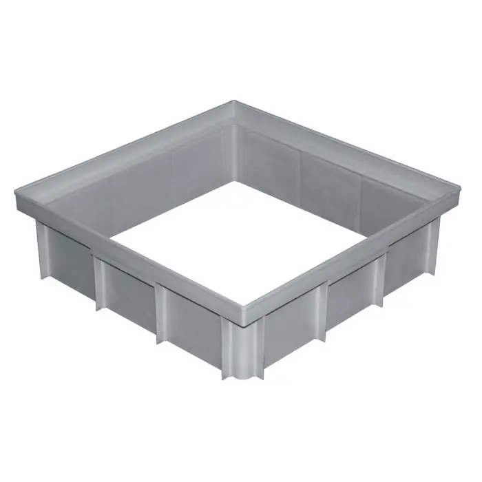 Réhausse polypropylène pour regard 450 x 450 mm - Hauteur 128 mm - First Plast Offre Spéciale