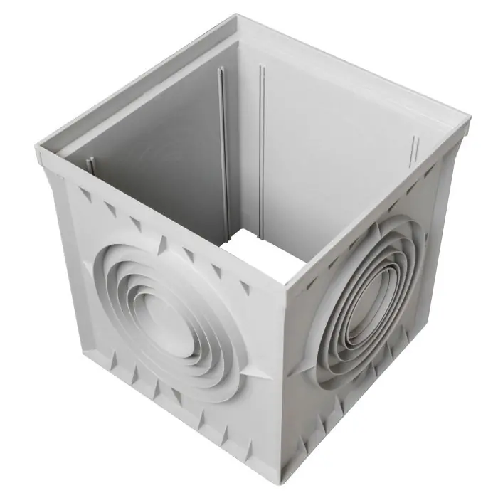 Réhausse regard polypropylène 550 x 550 mm avec sorties multidiamètres – First Plast Commander Maintenant