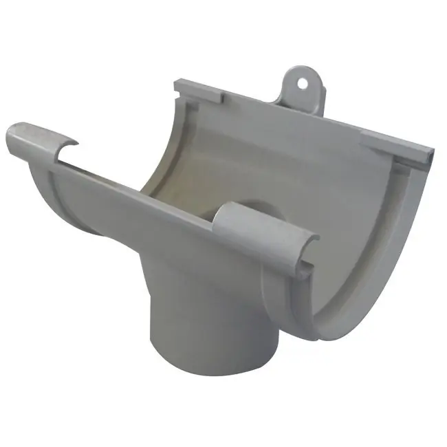 Naissance centrale BI-SYSTEM PVC 25 sortie Ø80 - gris - First Plast Jusqu'à Épuisement Des Stocks