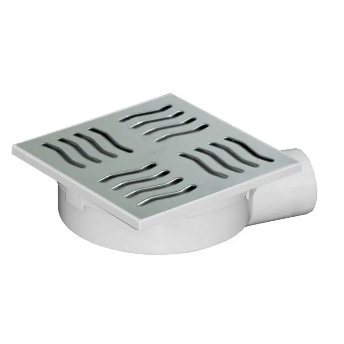 Prix Choc Siphonette 150x150mm sortie horizontale Ø50 - Grille inox