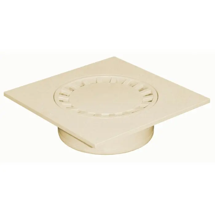 Siphon de sol PVC 300x300mm sortie verticale Ø100-200 – Sable Expédié Aujourd&rsquo;hui
