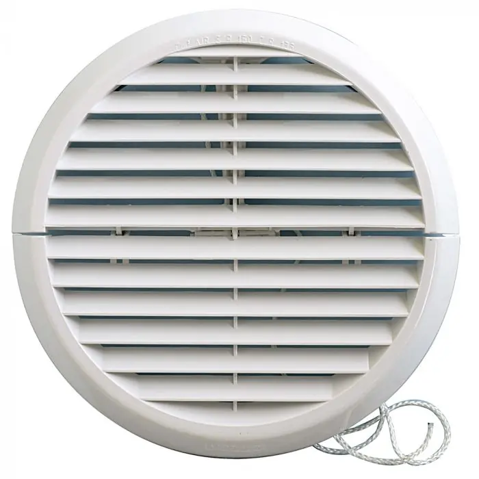 Meilleur Prix Grille ventilation ronde Ø170 mm PVC IN OUT + moustiquaire pour tube 100 à 140 mm - First Plast