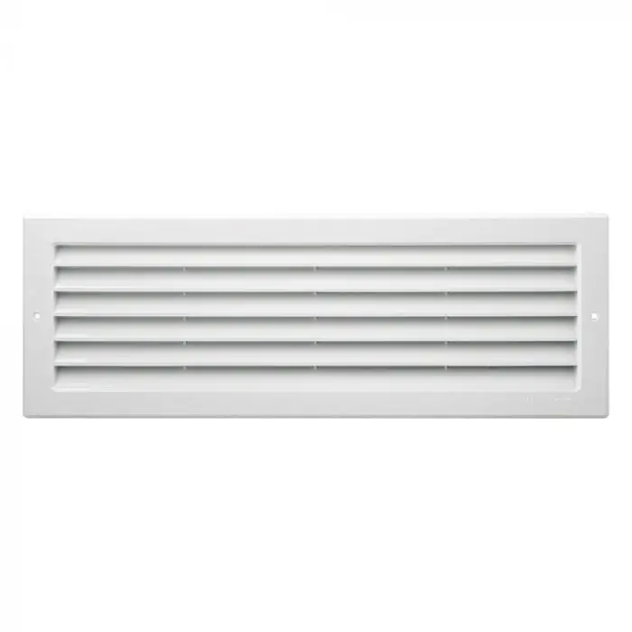 Livraison Express Grille ventilation rectangulaire PVC à encastrer - 130 x 370 mm - First Plast