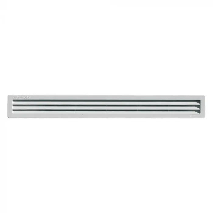 Bon Plan Grille ventilation rectangulaire PVC à encastrer avec moustiquaire – 515 x 60 mm – First Plast