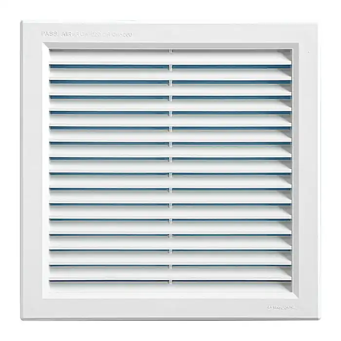Promotion Grille ventilation PVC traditionnelle à encastrer 240 x 240 mm – First Plast
