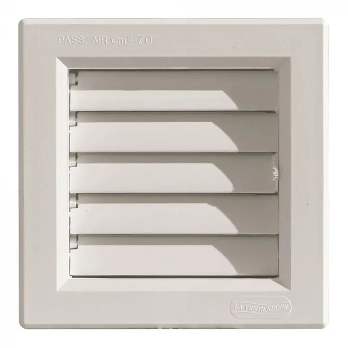Prix Réduit Grille pour cheminée 140 x 140 mm à encastrer, jusqu‘à 80° – First Plast