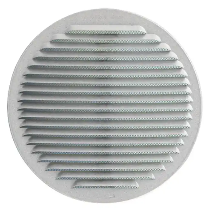 Grille ventilation ronde à clipser avec ressorts Ø230mm Inox Acheter Direct