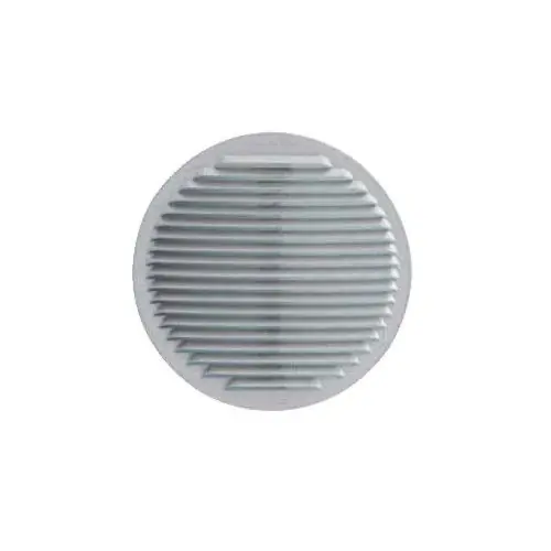 Certifié Grille ventilation ronde à clipser Alu-Zinc Ø175 – Avec moustiquaire