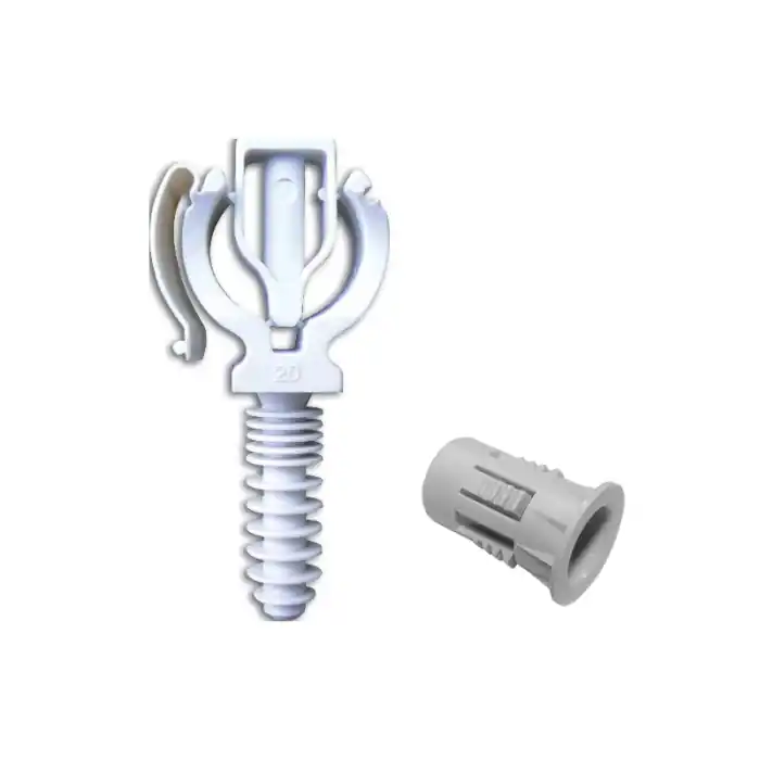 Authentique 250 CLIPEO simple BLANC Ø16 + 250 BAGCLIP - RAM