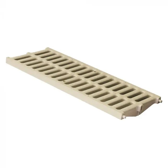 Usine Directe Grille légère 23,00 KN – PVC anti-choc – sable – 200 x 500 mm – First Plast