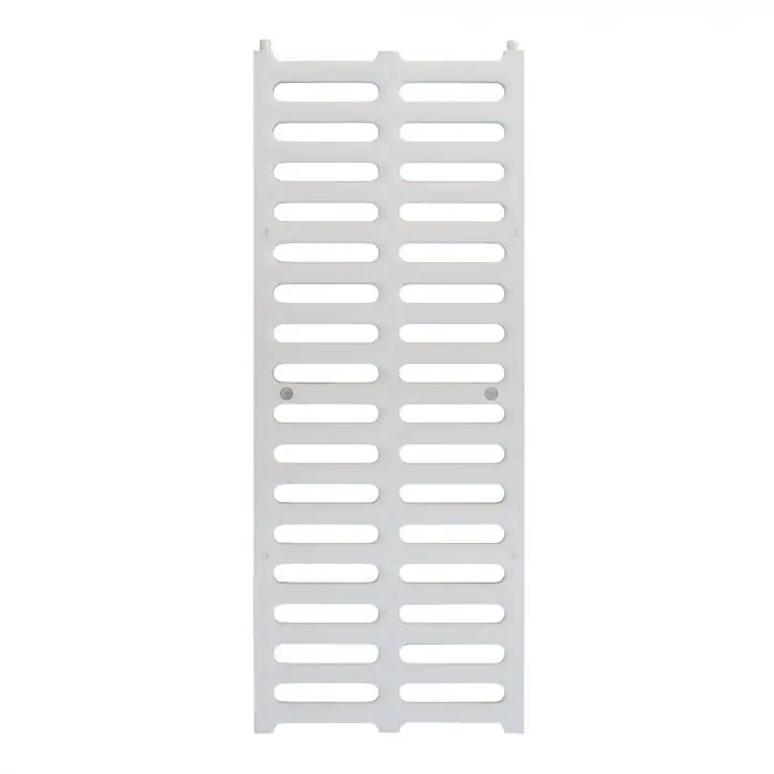 Grille renforcée 77,00 KN – PVC anti-choc – gris – 200 x 500 mm – First Plast Nouvel Arrivage