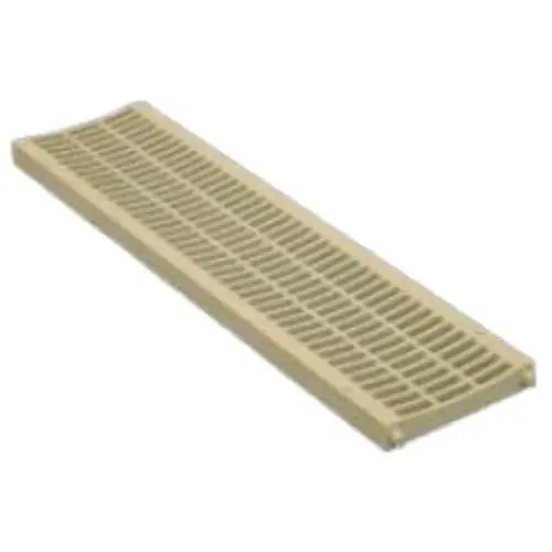 Grille en PVC anti-choc sable - Série 130 - 130 x 500 mm - First Plast Acheter En Ligne