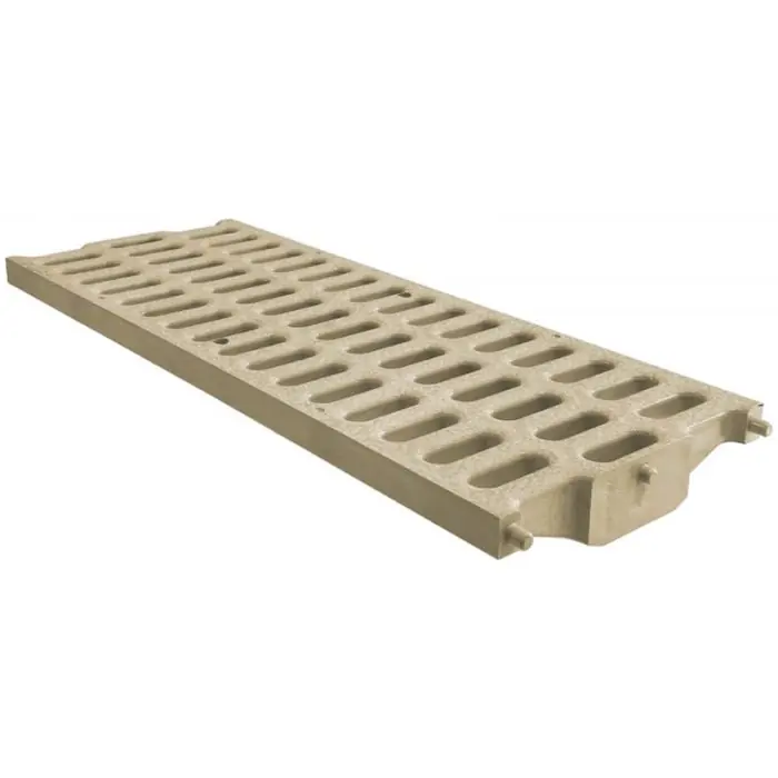 Quantité Limitée Grille renforcée Pratiko - série 200 - PVC anti-choc - sable - 200 x 500 mm - First Plast