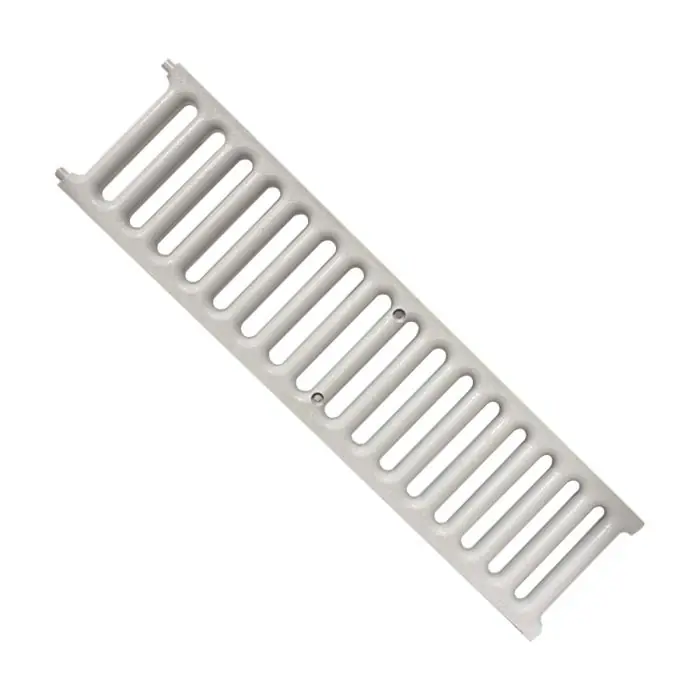 Grille renforcée en PVC anti-choc - gris - Série 130 - 130 x 500 mm - First Plast Meilleur Choix