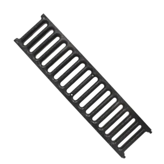 Grille renforcée en PVC anti-choc - noir - Série 130 - 130 x 500 mm - First Plast Vente Flash