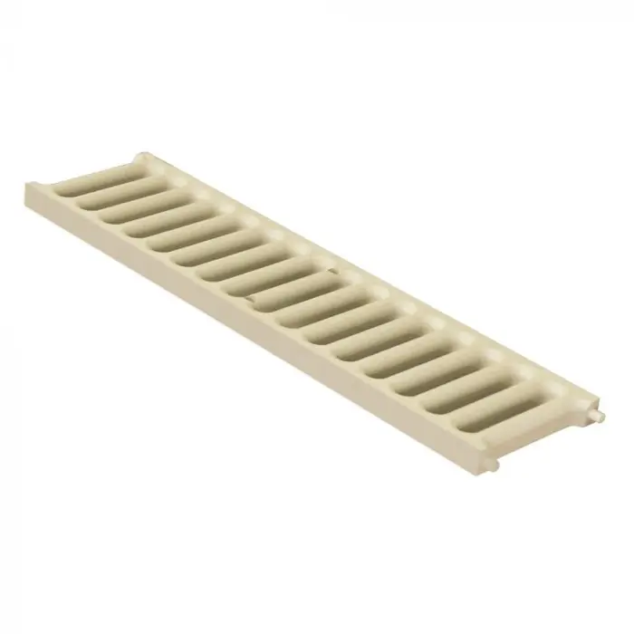 Meilleure Vente Grille renforcée en PVC anti-choc – sable – Série 130 – 130 x 500 mm – First Plast